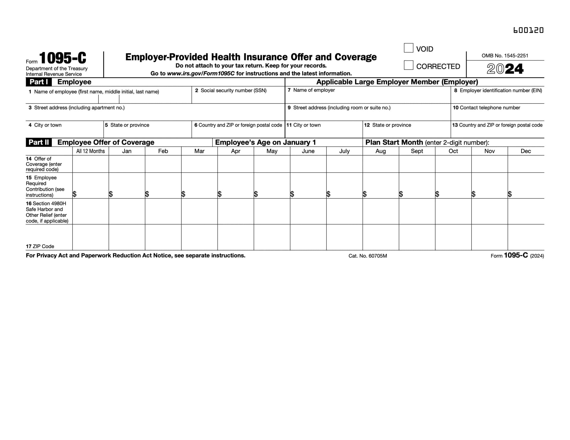 Form 1095-C Preview