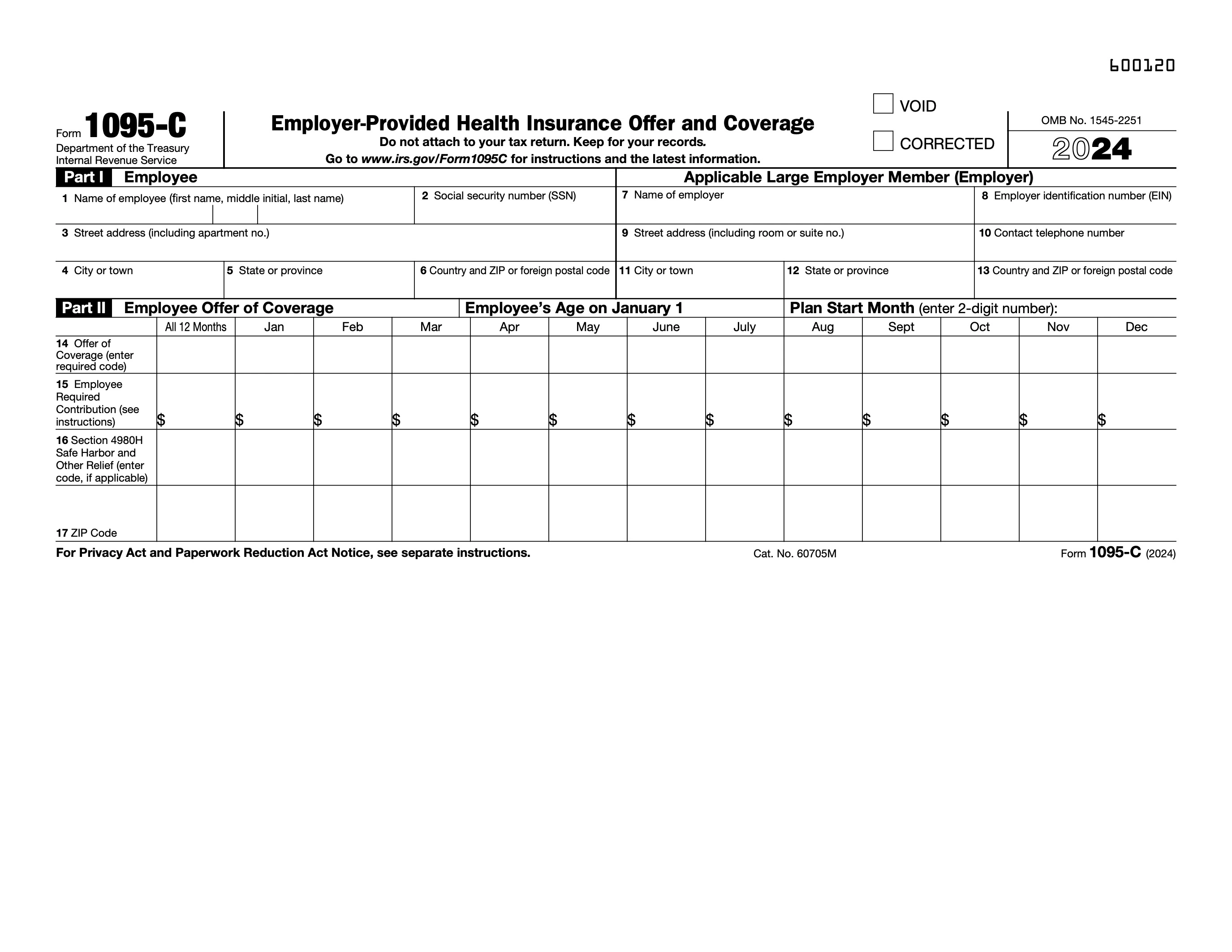 Form 1095-C Preview