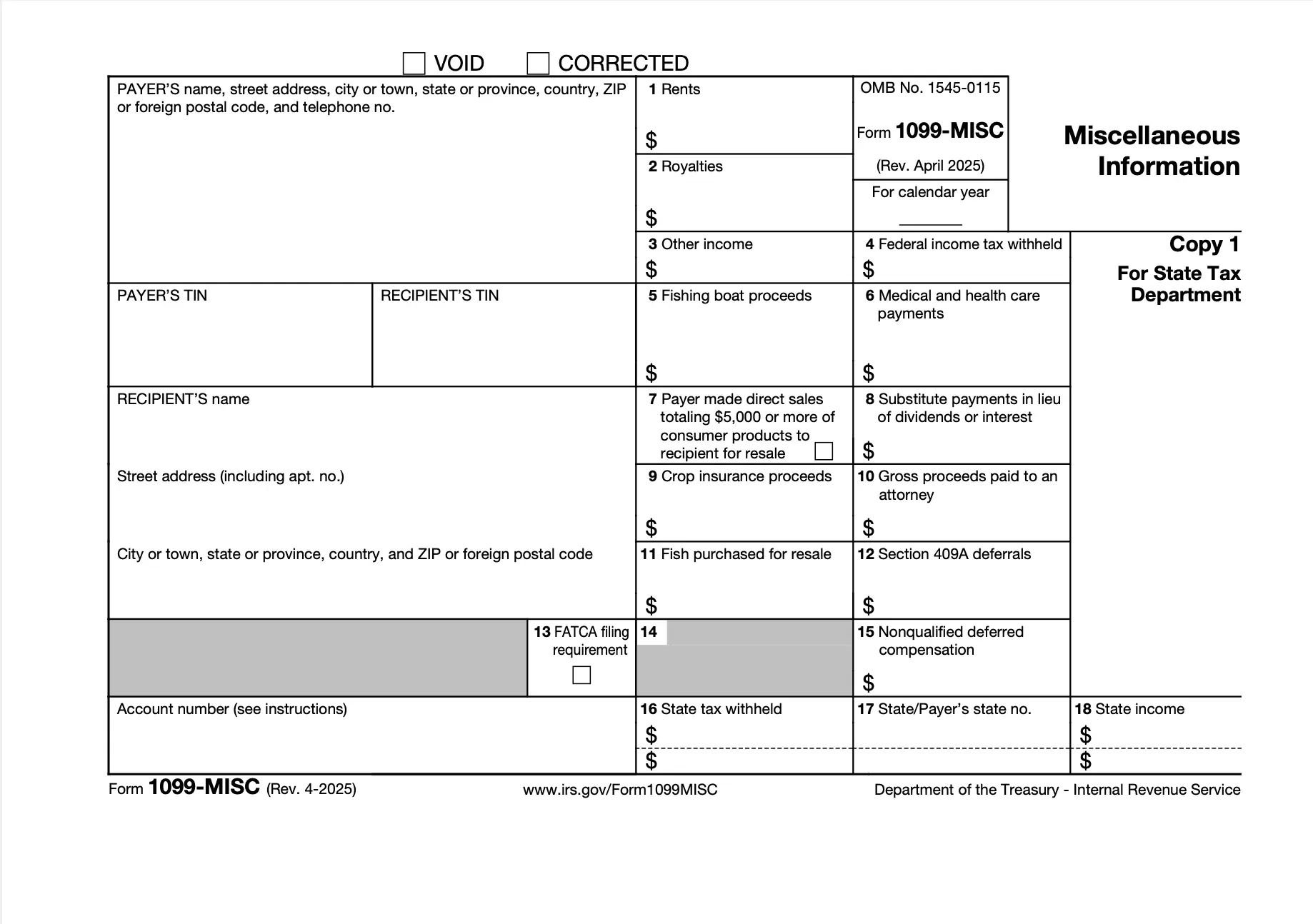 Form 1099-MISC Preview